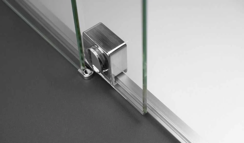 Walk-in stumdoma dušo sienelė Deante Prizma, Brushed steel, 140x195 cm