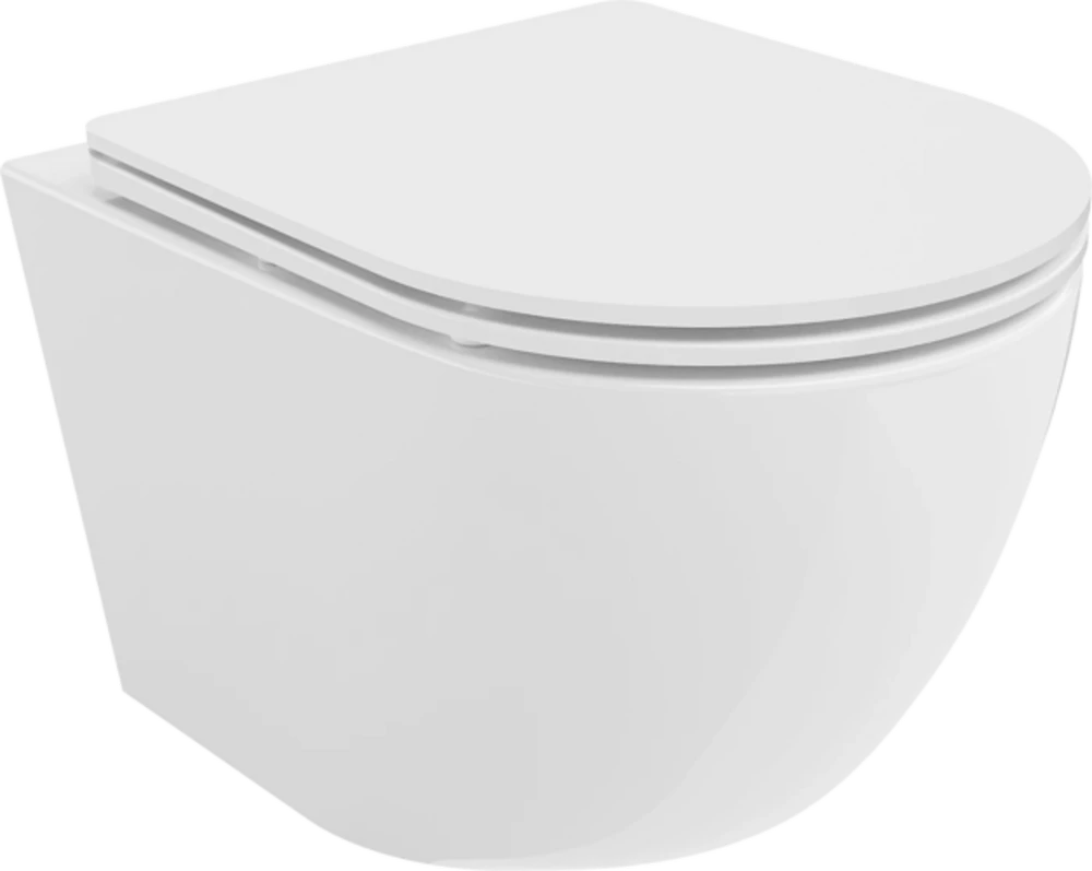 WC Komplektas Mexen 4in1 Fenix Slim su klozetu Lena Rimless Slim Duroplast