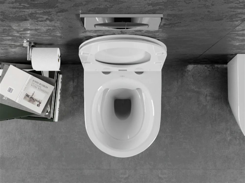 WC Komplektas Mexen 4in1 Fenix Slim su klozetu Lena Rimless Slim Duroplast