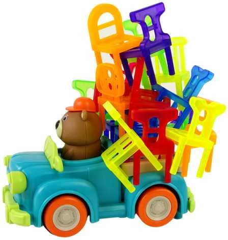 Žaidimas Krentančios kėdės su judančiu automobiliu