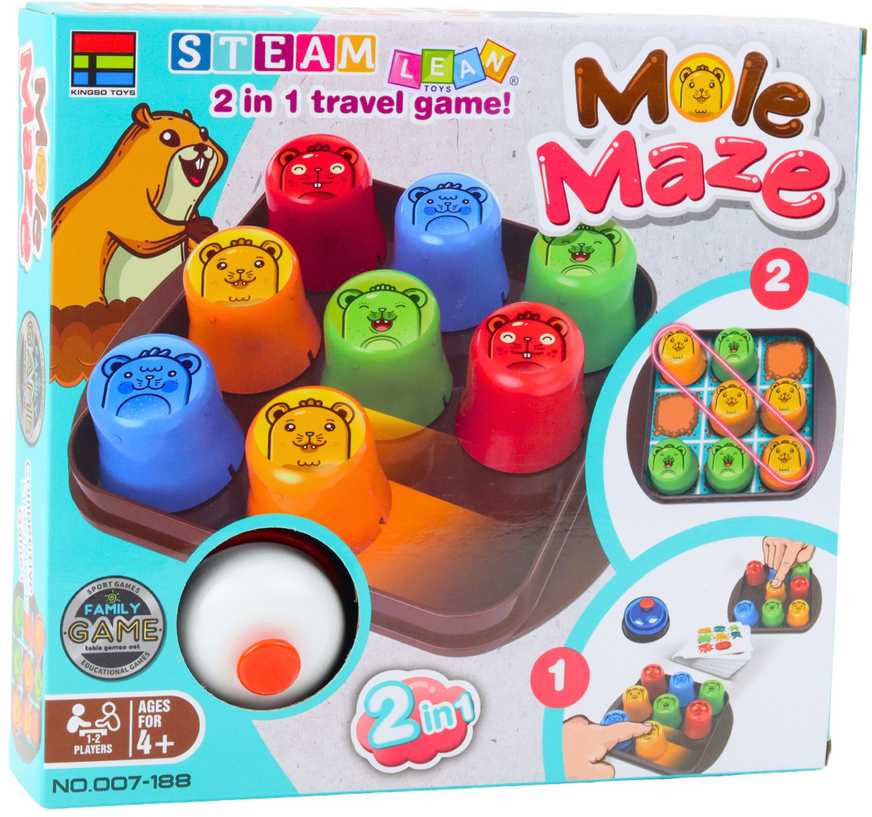 Žaidimas MOLE MAZE 2in1