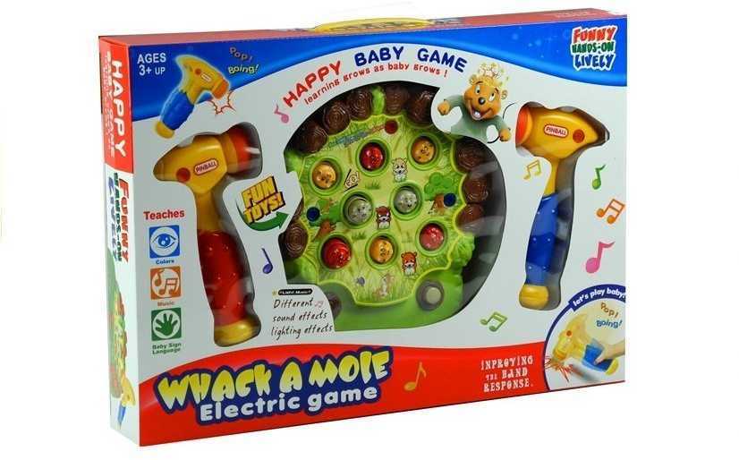 Žaidimas su plaktukais "Whack a Mole"