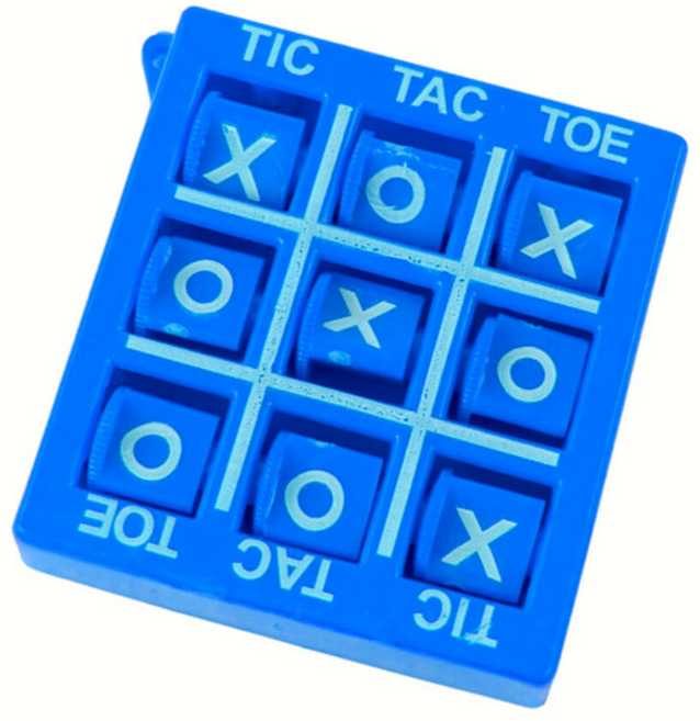 Žaidimas Tic-tac-toe, 4,5 cm, mėlynas