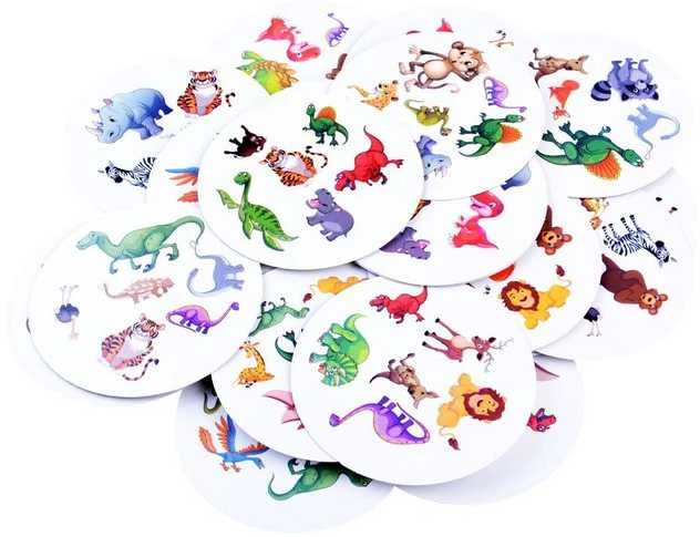 Žaidimų kortelės su dinozaurais 9in1