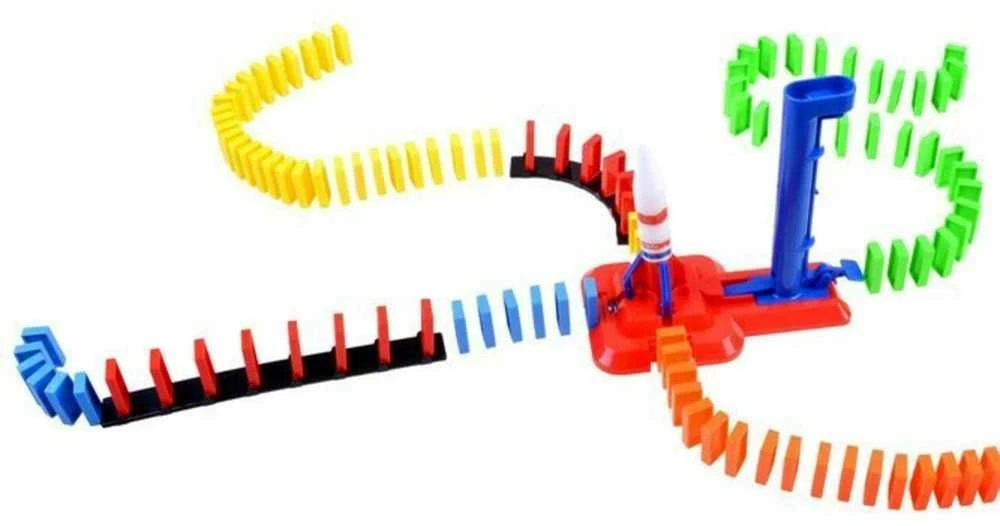 Žaislas Kosminė domino raketa