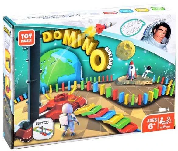 Žaislas Kosminė domino raketa