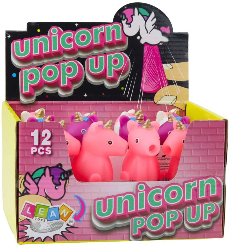 Žaislas Pop Up - Šokinėjantis Vienaragis, 10 cm (1 vnt.)