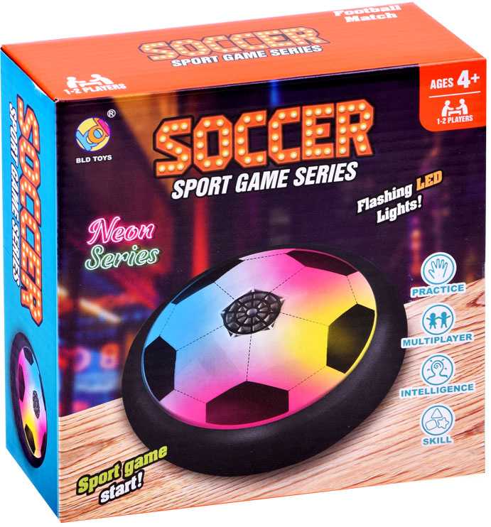 Žaislas Skriejantis futbolo kamuolys-diskas su LED