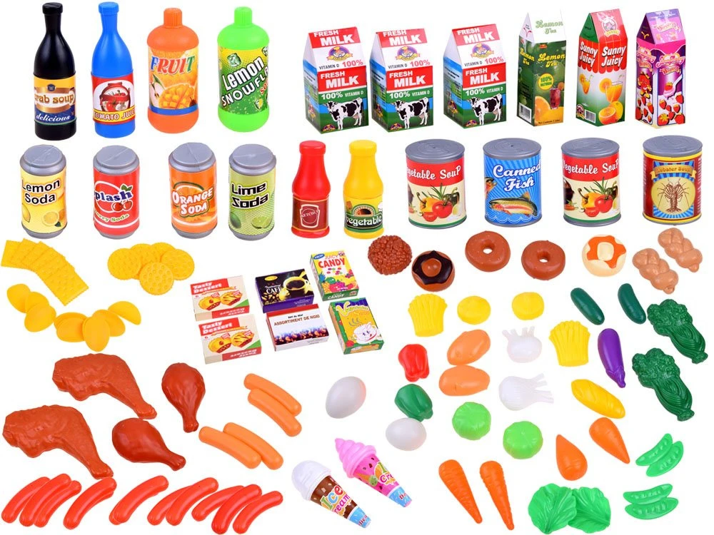 Žaisliniai maisto produktai, 120 el.
