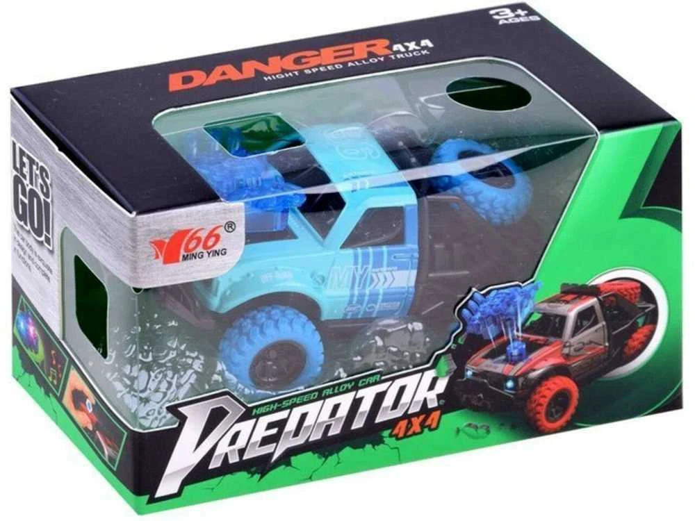 Žaislinis automobilis Predator 4x4, mėlynas