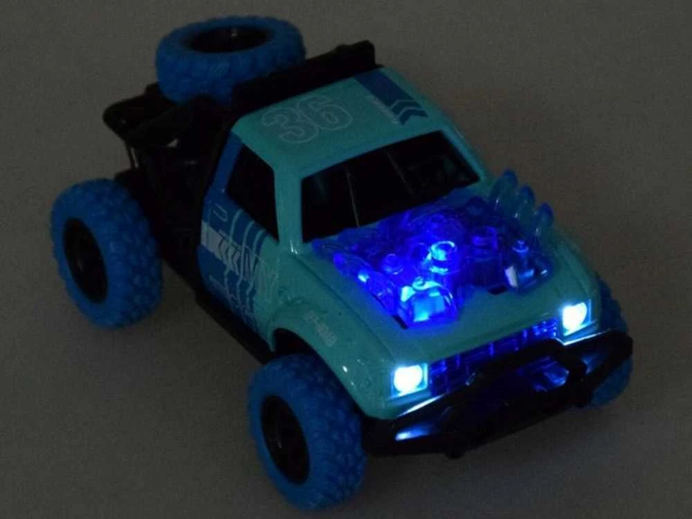 Žaislinis automobilis Predator 4x4, mėlynas