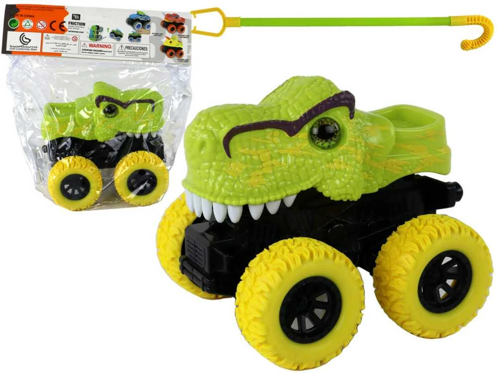 Žaislinis automobilis Tiranozauras Rex, žalias