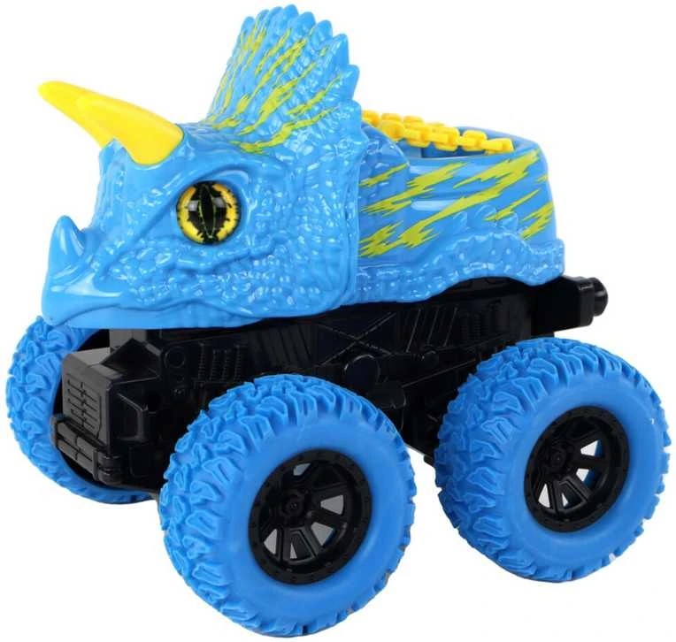 Žaislinis automobilis Triceratopas, mėlynas
