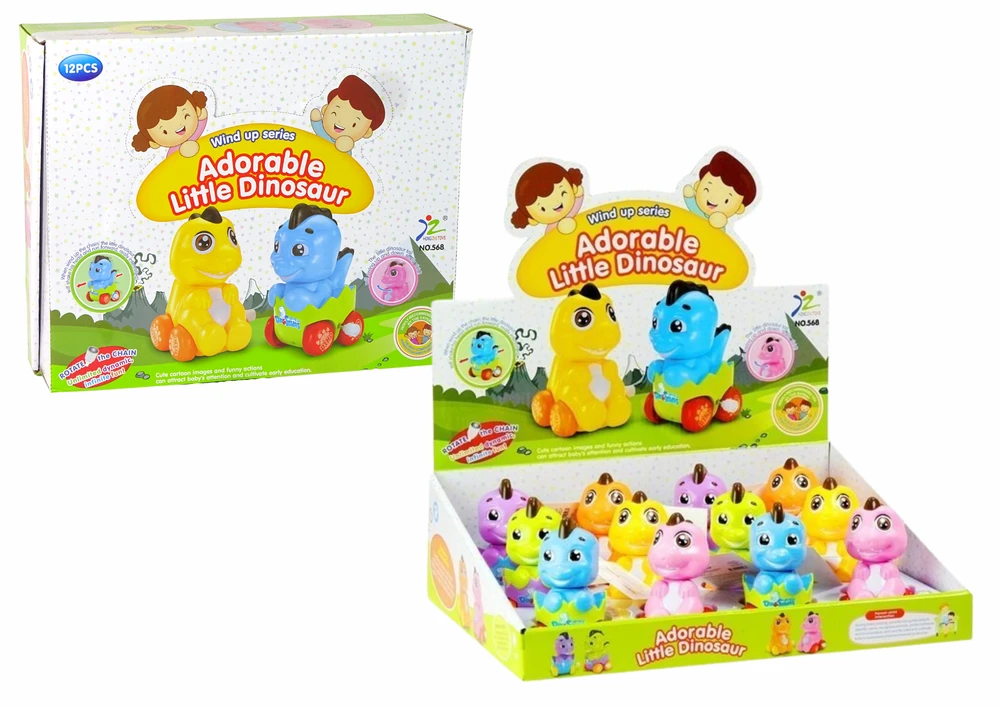Lean Toys Spalvingas dinozauras kiaušinyje