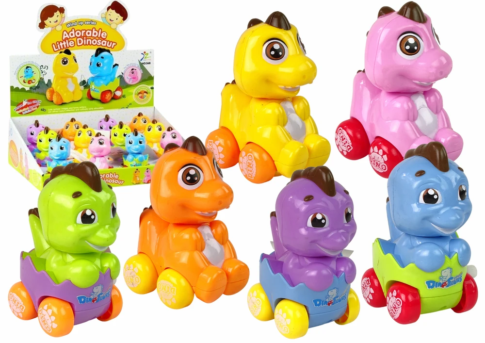 Lean Toys Spalvingas dinozauras kiaušinyje