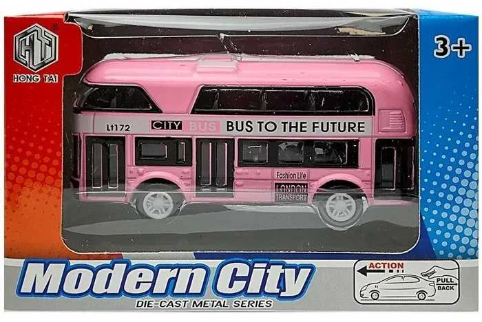 Žaislinis dviaukštis autobusas, 1 vnt.