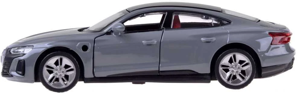Žaislinis elektromobilis Audi RS e-tron GT Coupe su garso ir šviesos efektais, pilkas