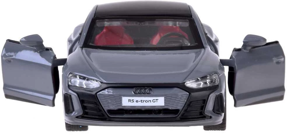 Žaislinis elektromobilis Audi RS e-tron GT Coupe su garso ir šviesos efektais, pilkas