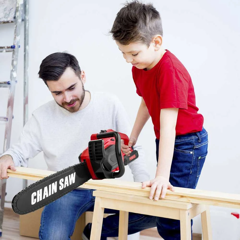 Žaislinis grandininis pjūklas su garsu