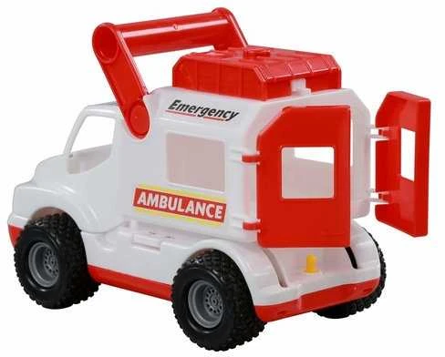 Žaislinis greitosios pagalbos automobilis