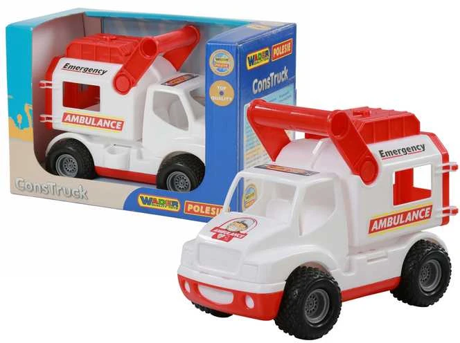 Žaislinis greitosios pagalbos automobilis