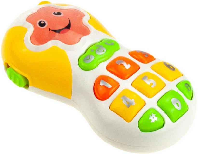 Žaislinis interaktyvus muzikinis telefonas