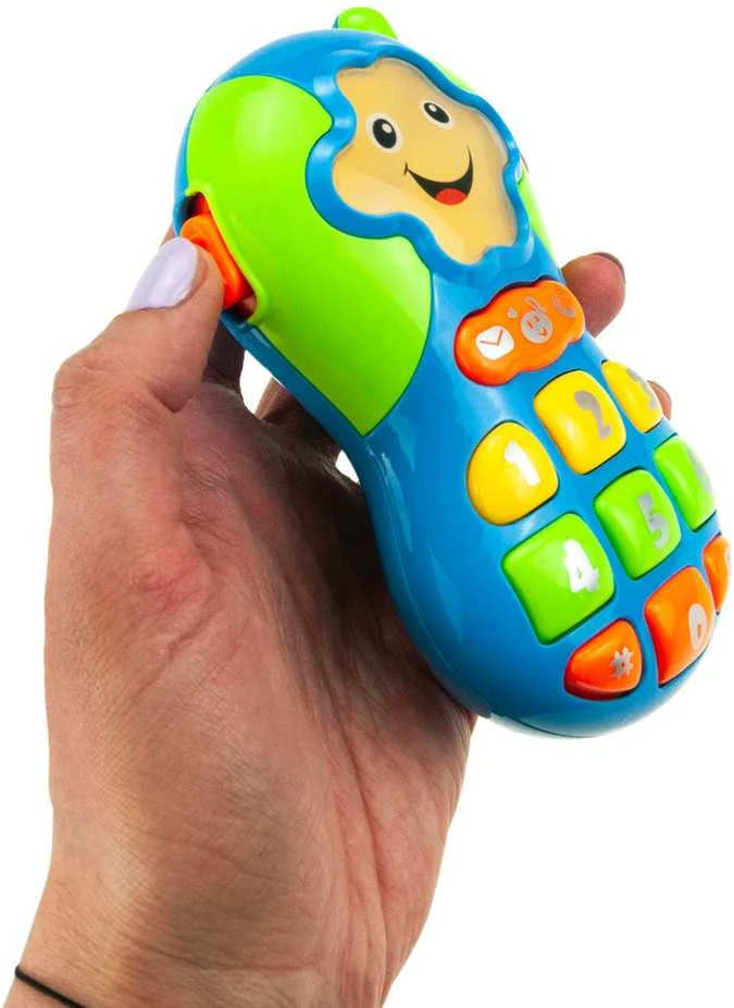 Žaislinis interaktyvus muzikinis telefonas