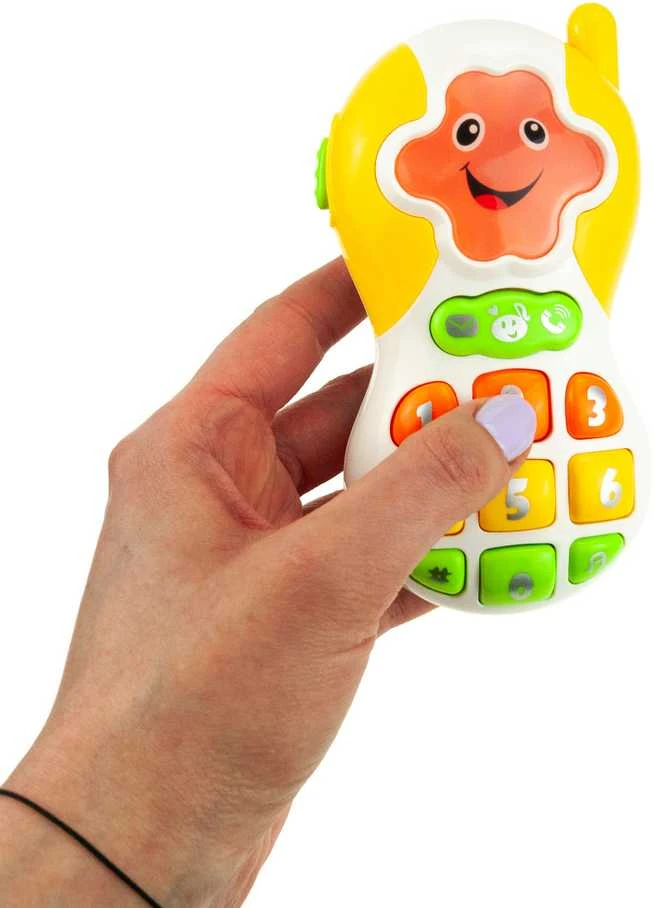 Žaislinis interaktyvus muzikinis telefonas
