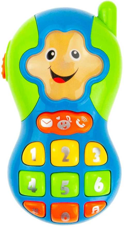 Žaislinis interaktyvus muzikinis telefonas