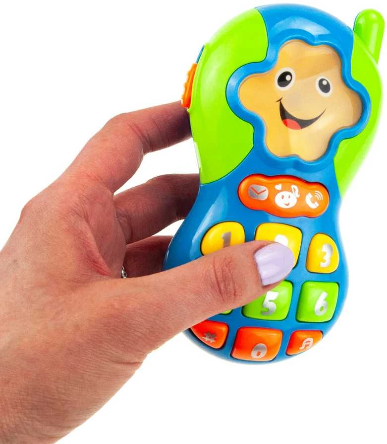 Žaislinis interaktyvus muzikinis telefonas