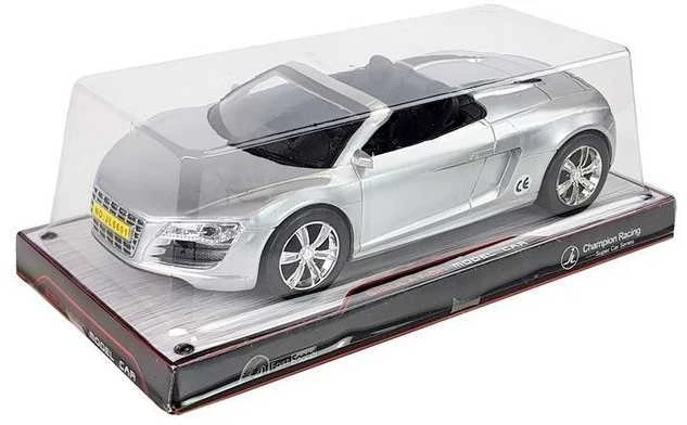 Žaislinis kabrioletas 1:18, sidabrinis
