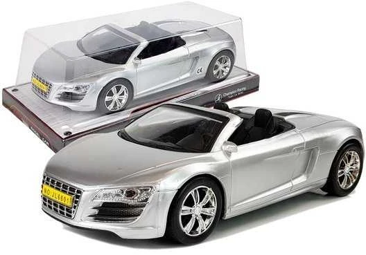 Žaislinis kabrioletas 1:18, sidabrinis