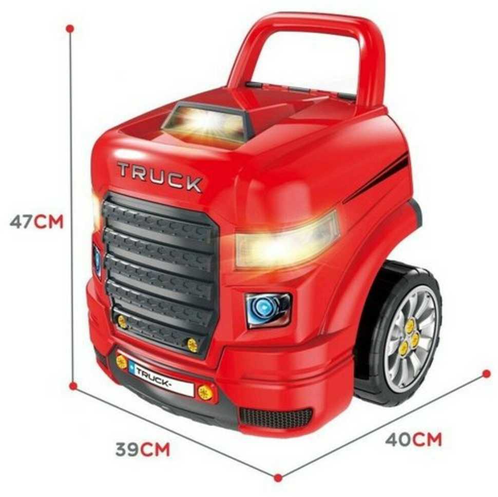 Žaislinis mechaniko rinkinys, raudonas