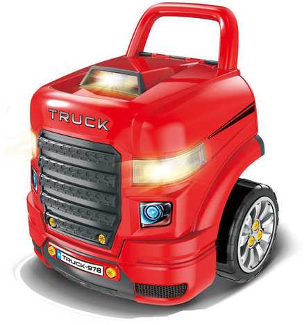 Žaislinis mechaniko rinkinys, raudonas