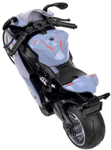 Žaislinis motociklas - Diecast modelis, pilkas