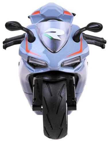 Žaislinis motociklas - Diecast modelis, pilkas