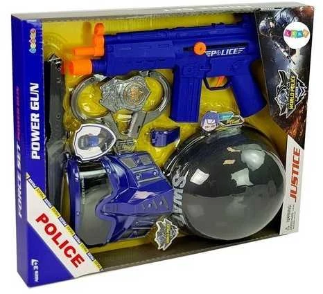 Žaislinis policijos rinkinys, 4 dalys