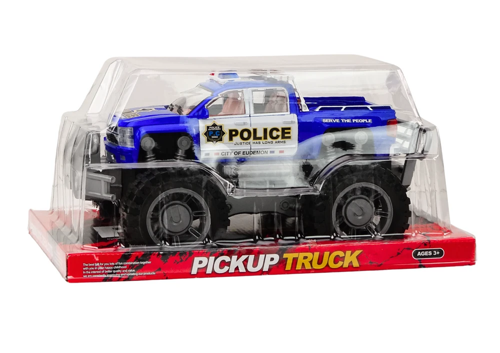 Žaislinis policijos visureigis, mėlynas