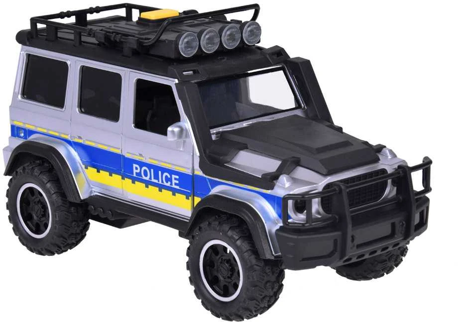 Žaislinis policijos visureigis su šviesos ir garso efektais
