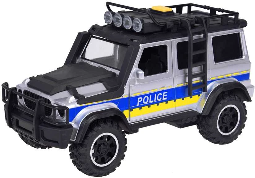 Žaislinis policijos visureigis su šviesos ir garso efektais