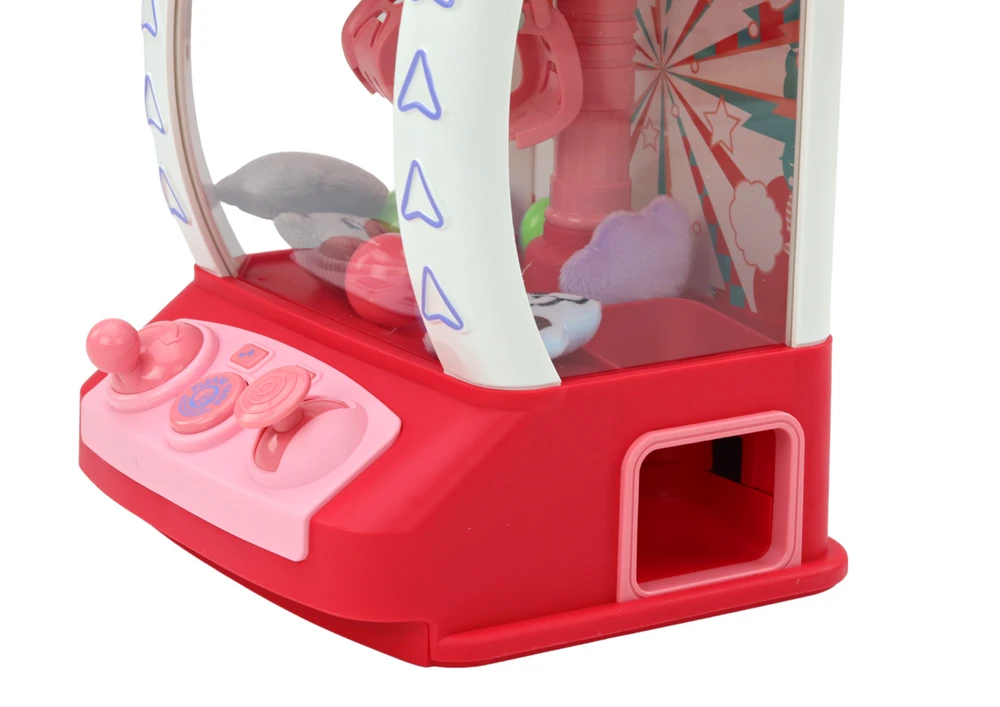 Žaislinis prizų gaudymo automatas, rožinis