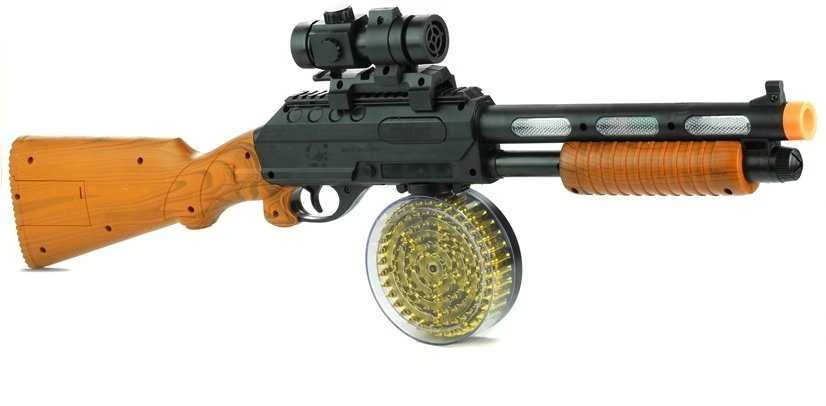 Žaislinis šautuvas AK 868-1 su šviesos ir garso efektais, 60 cm