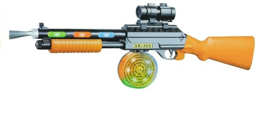 Žaislinis šautuvas AK 868-1 su šviesos ir garso efektais, 60 cm