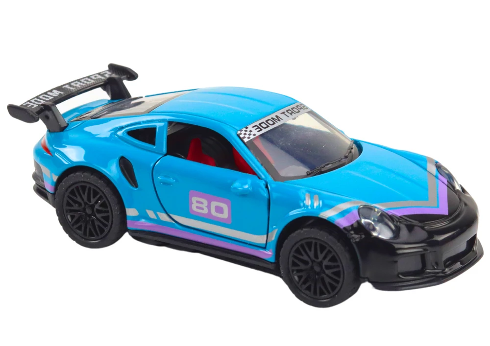 Žaislinis sportinis automobilis, mėlynas, 1 vnt.