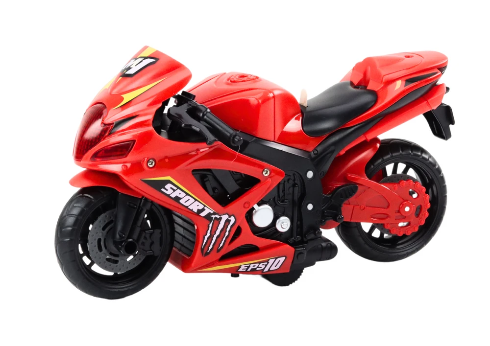 Žaislinis sportinis motociklas, 1 vnt.