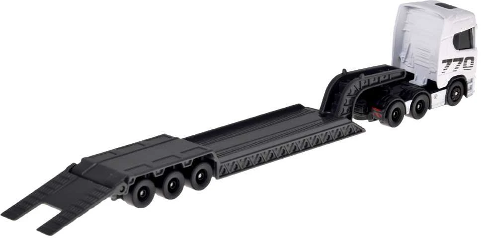 Žaislinis sunkvežimis SCANIA 770S su priekaba ir buldozeriu