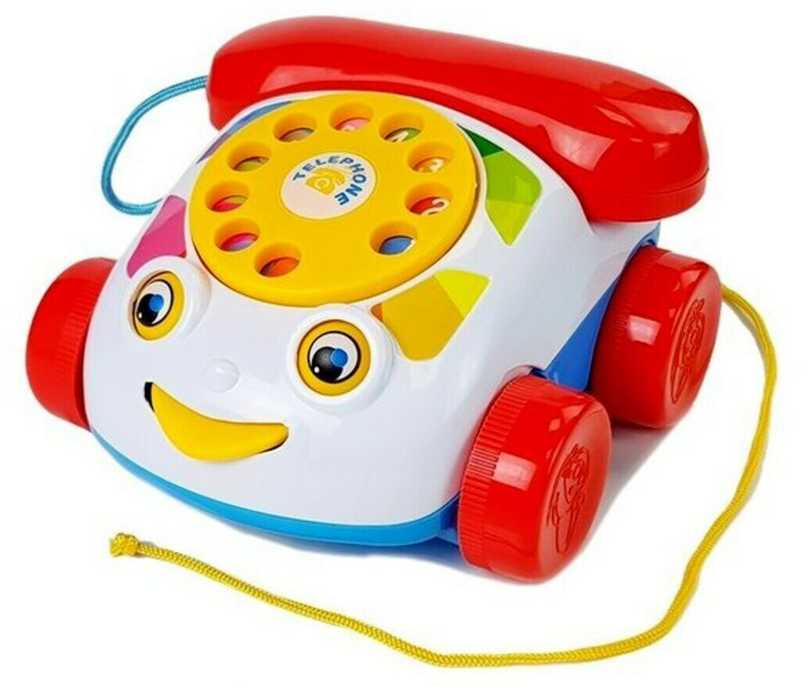 Žaislinis telefonas su virvute