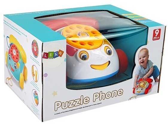 Žaislinis telefonas su virvute