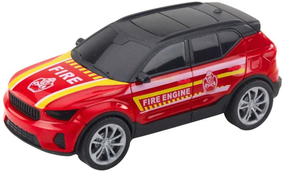Žaislų rinkinys "City Fire": gaisrinės sraigtasparnis ir automobilis