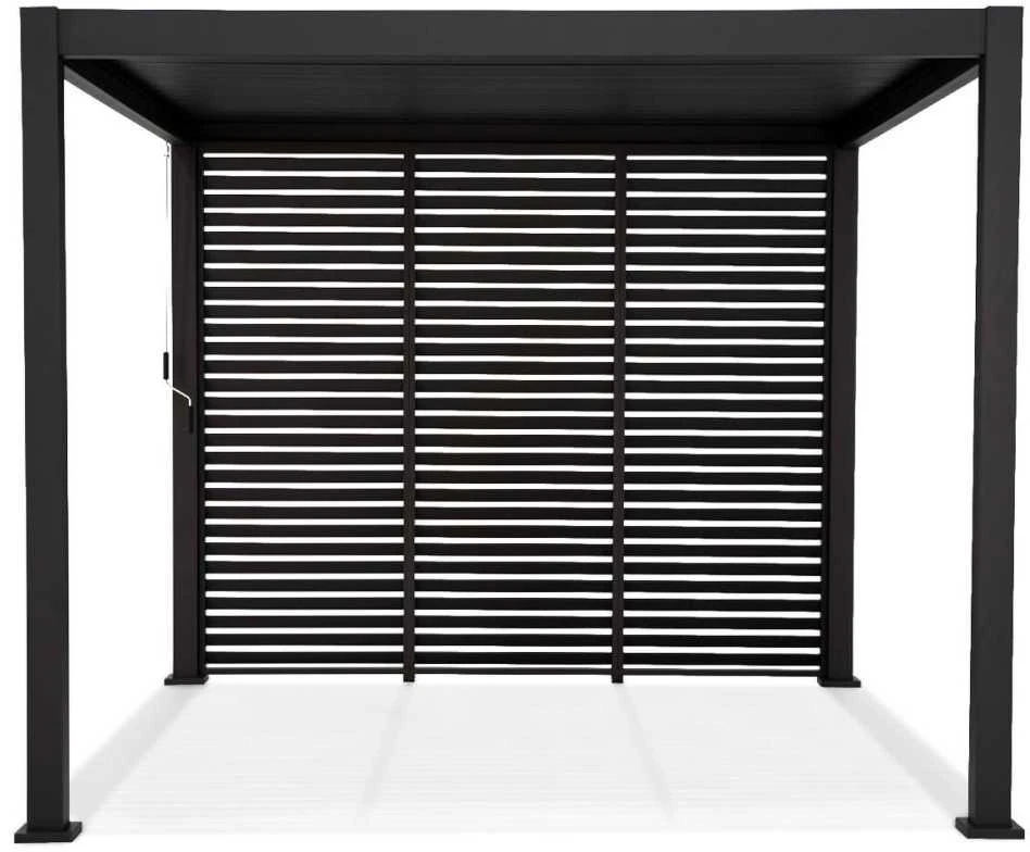 Žaliuzės pavėsinei Pergola Premium Anthracite, 123.5 cm